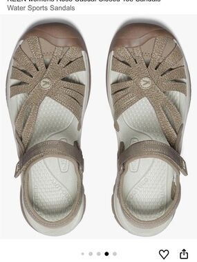Keen Women's Taupe Closed-Toe Strappy Sandals
